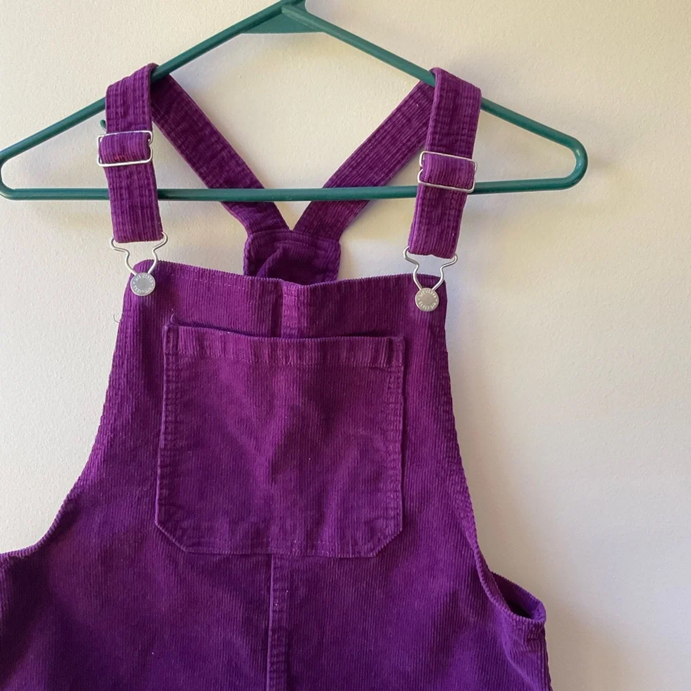 Art Class Deep Purple Kids Corduroy Overalls